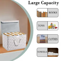 Kuber Industries Grey Set of 3 Reusable Drawer Organiser Organisers image 5
