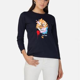 Moda Rapido Women Cotton Bio Finish Tshirts-image-81