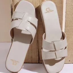 Carlton London Women Solid Open Toe Flats-23