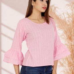 Vaidiki Women Floral Print Cotton Top-image-5