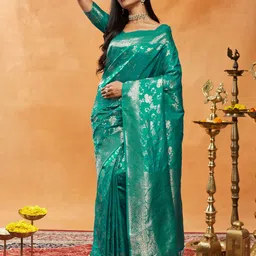 kasee Woven Design Zari Banarasi Saree-picture-16
