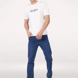ASHTOM Men Original High-Rise Low Distress Jeans-image-4