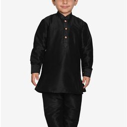 Pehanaava Boys Regular Thread Work Kurta with Pyjamas-11