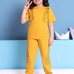 Baawri Girls Top with Trousers-image-23
