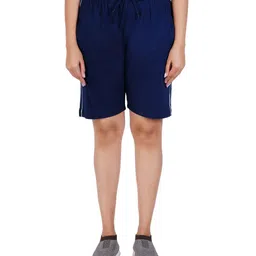 GUIDE Women Mid-Rise Cotton Outdoor Shorts-image-4