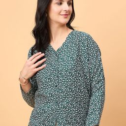 NEESH Women Floral Printed V-Neck Top-image-47