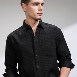 HIGHLANDER Men Comfort Opaque Casual Shirt-picture-36