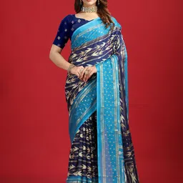 A.V.M. SILK MILLS Woven Design Zari Saree-image-57