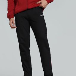 Puma Slub MenBrand Logo Printed Pure Cotton Slim Fit Pants-image-70