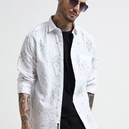 MARTIN SMITH Men Comfort Printed Cotton Casual Shirt-image-86