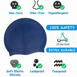 Swimming Cap Men Women Extra Stretch Swimming Cap-image-79
