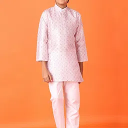 V-Mart Boys Floral Printed Regular Kurta with Pyjamas-46