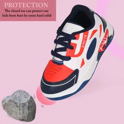 BAESD Kids Printed Round Toe Suede Sneakers-18