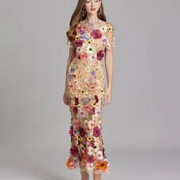 JC Collection Floral Print Maxi Dress-image-79