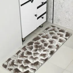 Saral Home Charcoal & White Printed Anti-Skid Floor Runner-21