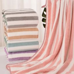 Microfiber 300 GSM Bath, Beach, Face, Hair, Hand, Sport Towel Set-image-1