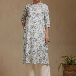 Soch Floral Printed A-Line Kurta-picture-24