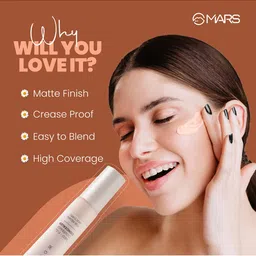 MARS Wonder Cover Long Lasting Full Coverage Liquid Concealer - 12ml - 01 image 3