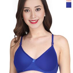 Liigne Women Pack Of 2 Full Coverage Non Padded Everyday Bra-picture-53