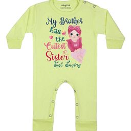 Arvesa Cutest Sister Printed Bodysuit-image-52