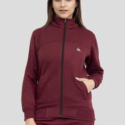 YHA Solid Stand Collar Long Sleeves Jackets-picture-54