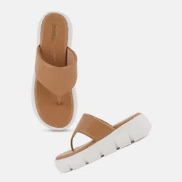 The Roadster Lifestyle Co Women Back Open Platform Sandals-58