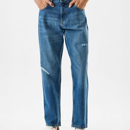 Snitch Men Blue Mid-Rise Relaxed Fit Jeans-image-89