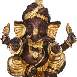 Exotic India Brown Religious Idol Showpiece-image-77