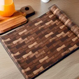REVEXO Brown & Beige Printed Water-Resistant Shelf Liner-image-86