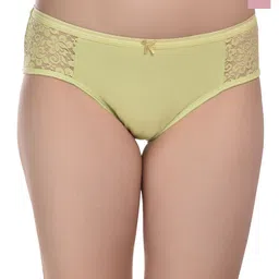 Valles365 by S.C. Pack Of 2 Cotton Mid Rise Hipster Side Lace Briefs-SIDLC2PINSEA-S-image-44