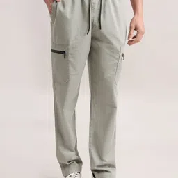 HAUWER Men Comfort Easy Wash Cargos Trousers-picture-45