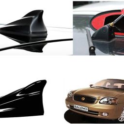 Antenna_Blk_Maruti Suzuki Baleno Shark Fin Roof top Signal Receiver AM/FM Antenna for Maruti Suzuki Baleno Hidden Vehicle Antenna-picture-17