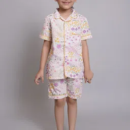 Biglilpeople Girls Printed Night suit-picture-13