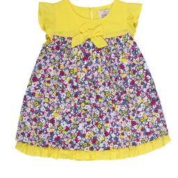 YOUNG BIRDS Girls Floral Print Fit & Flare Dress-image-79