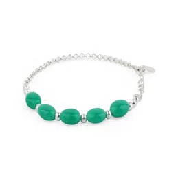 Paavni Girls Sterling Silver Rhodium-Plated Charm Bracelet-picture-53