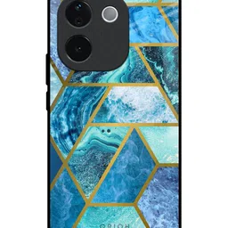QRIOH Geometric Printed Vivo T3 Pro 5G Back Case Mobile Accessories-image-93