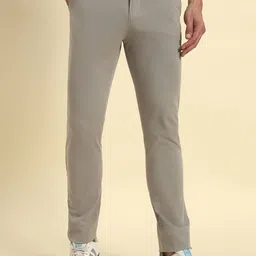 Cantabil Men Comfort Easy Wash Cotton Trousers-image-97