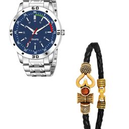 Miss Perfect Men Bracelet Style Straps Analogue Watch with Bracelet LJ395-picture-45