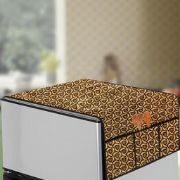 The Furnishing Tree Yellow Plastic Refrigerator Cover-image-94