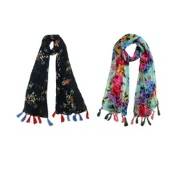 StoleVilla Floral Chiffon Stoles-picture-16