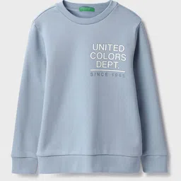 United Colors of Benetton Boys Typography Printed Sweatshirt-picture-22