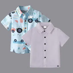 BAESD Boys Classic Opaque Formal Shirt-image-62