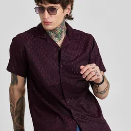 Snitch Men Relaxed Boxy Opaque Casual Shirt-image-25