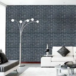INDIAN ROYALS Grey & Beige Printed Self-Adhesive & Durable WallSticker-image-96