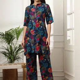 Moda Rapido Women Cotton Blend Printed Co-ords-picture-13