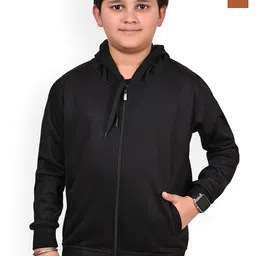 BAESD Boys Fleece Lightweight Open Front Jacket-picture-27