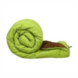 JP SHINE Brown & Green Heavy Winter 210 GSM Double Bed Comforter-image-90
