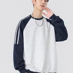StyleCast x Revolte Men Colourblocked Sweatshirt-image-96