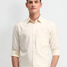 Arrow Men Classic Spread Collar Checked Cotton Formal Shirt-picture-10