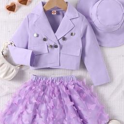 LULU & SKY Girls Shirt with Skirt-image-90